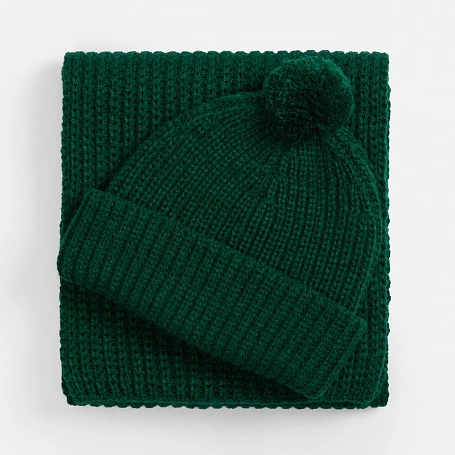 Шарф Nordkapp, темно-зеленый