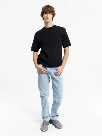 Джемпер с коротким рукавом Siluetti Volumica, черный