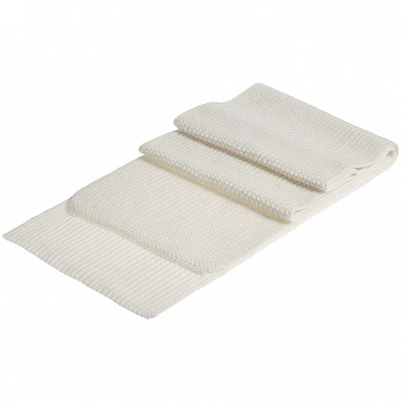 Шарф Nordkyn, белый (молочный)