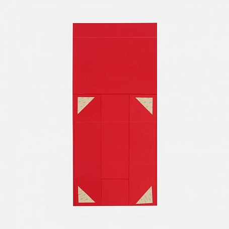 Коробка складная Quadra Fold, красная