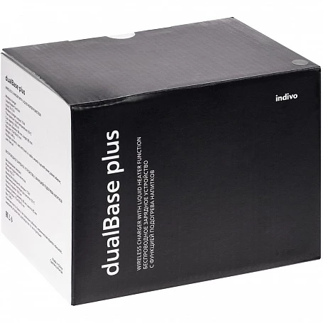 Кружка с подогревом и беспроводной зарядкой dualBase plus, белая