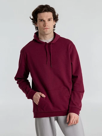 Толстовка с капюшоном унисекс Hoodie, бордовая