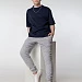 Футболка оверсайз мужская Boxy Men, синяя (джинс)