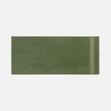 Полотенце махровое Terrychic, среднее, зеленое