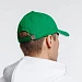 Бейсболка Spiker, зеленая с белым