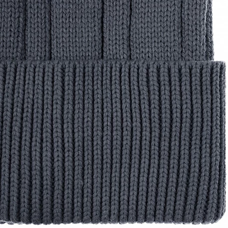 Шапка Knit Beat, серая (графит)