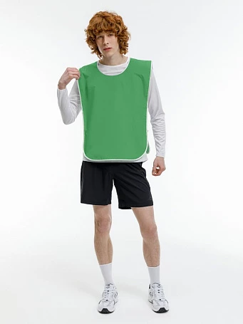 Манишка Member, зеленая с белым