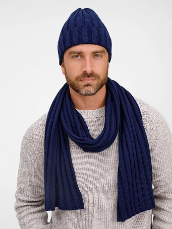 Шарф Metelitsa, темно-синий (сапфир)