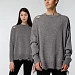Джемпер оверсайз унисекс Grunge, серый