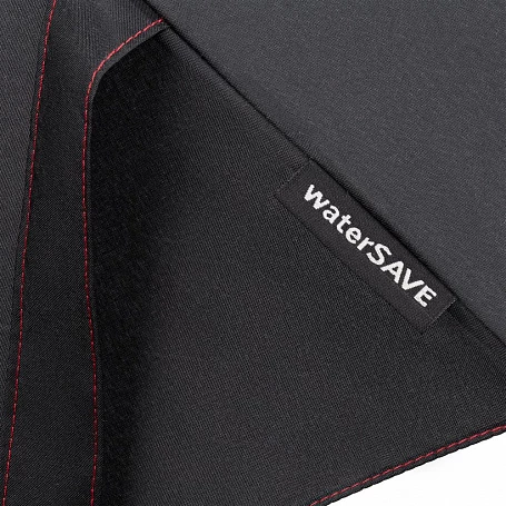 Зонт складной AOC Mini с цветными спицами, красный