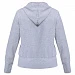Толстовка женская Hooded Full Zip серый меланж