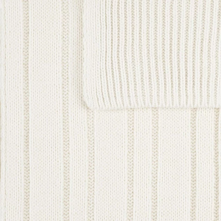 Шарф Knit Beat, белый (молочный)