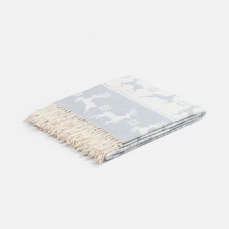 Плед «Скандинавия», серый