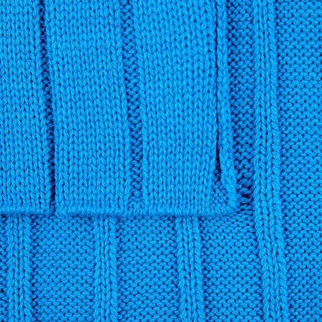 Плед Tressa, темно-синий (кобальт)