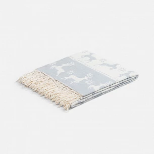 Плед «Скандинавия», серый