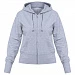 Толстовка женская Hooded Full Zip серый меланж