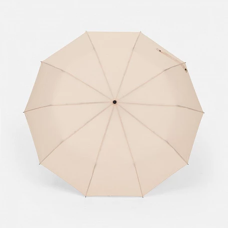 Зонт складной Cloudburst в подарочной упаковке, бежевый