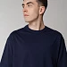 Футболка оверсайз мужская Boxy Men, синяя (джинс)