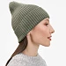 Шапка Catch Match без помпона, зеленая (полынь)