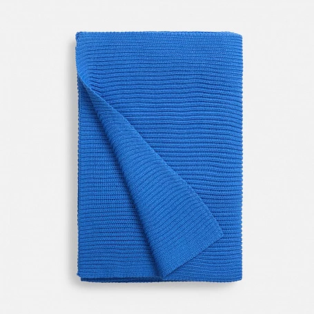 Шарф Nobilis Mono, ярко-синий