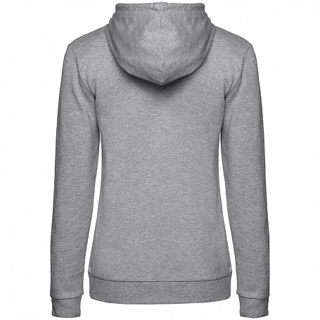 Толстовка с капюшоном женская Hoodie, серый меланж