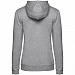 Толстовка с капюшоном женская Hoodie, серый меланж