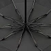 Зонт обратного сложения twoGether с двойным куполом, черный