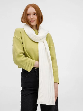 Шарф Laconi, молочно-белый