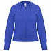 Толстовка женская Hooded Full Zip ярко-синяя