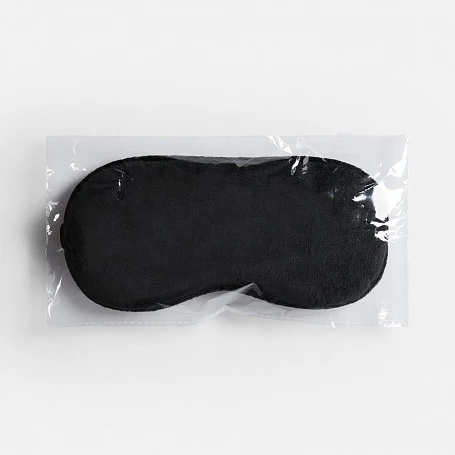 Двухстороняя маска для сна Veluto, черная