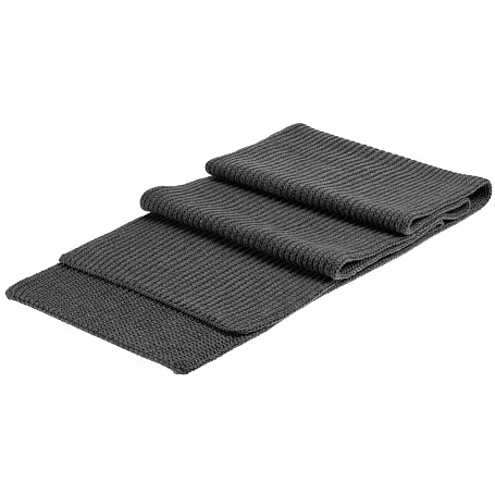 Шарф Nordkyn, серый меланж (эбонит)