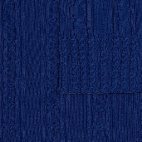 Плед Remitti, темно-синий (кобальт)