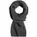 Шарф Nordkyn, серый меланж (эбонит)