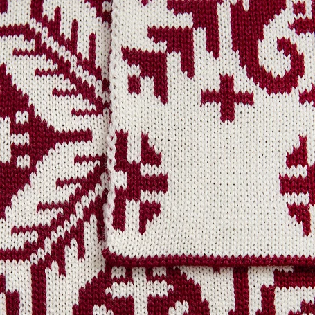 Шарф Wintertude M, красный с белым