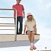 Рубашка поло унисекс Pacific, розовая (лососевая)