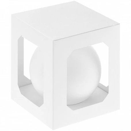 Оформительский шар Finery, 10 см, матовый белый