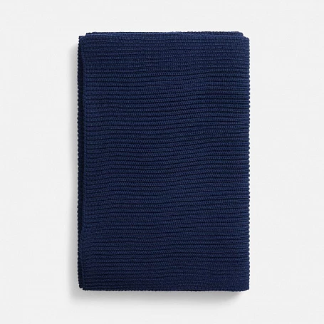 Шарф Nobilis Mono, темно-синий