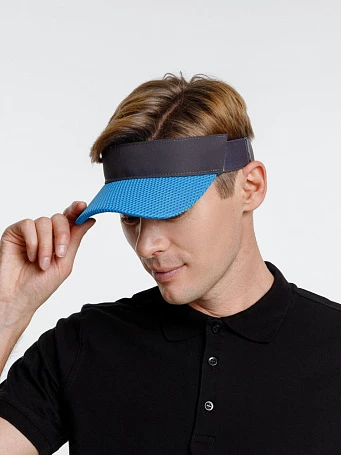 Козырек Grand Slam, темно-серый с синим