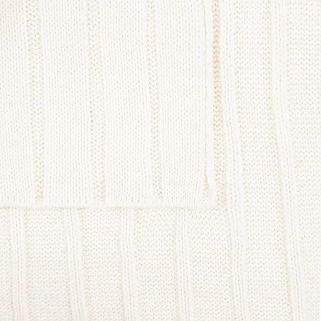 Плед Tressa, белый (молочный)