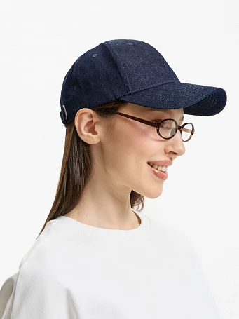Бейсболка Denimate, темно-синяя