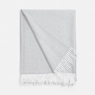 Плед «Гирвас», светло-серый