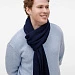 Шарф Nobilis Mono, темно-синий