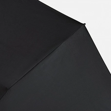 Зонт складной Skymate с УФ-защитой и ручкой-карабином, черный