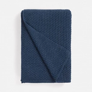 Плед Serenita, синий (джинс)