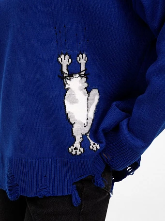 Джемпер Sharpick, темно-синий (кобальт)