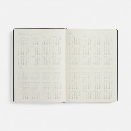 Ежедневник Urban Hard, недатированный, черный