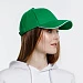 Бейсболка Spiker, зеленая с белым