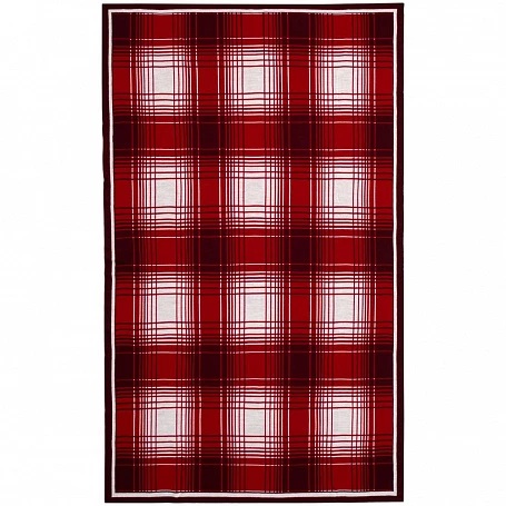 Плед Duotone, красный с белым