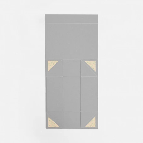 Коробка складная Quadra Fold, серая