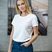 Футболка женская Ladies American U, синяя